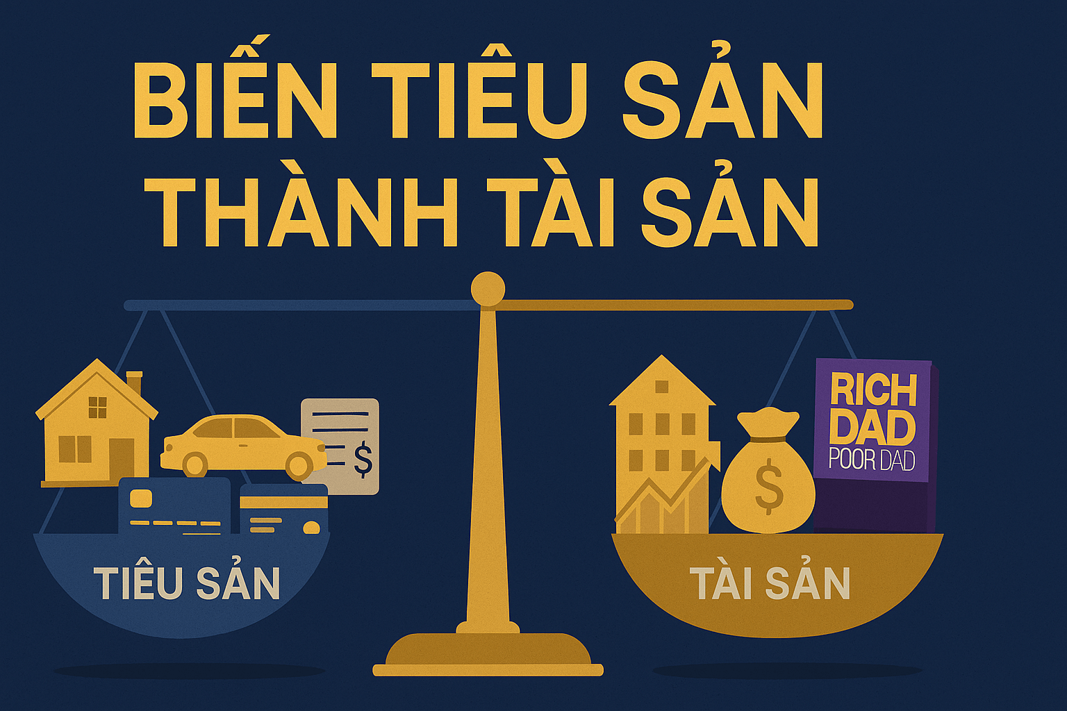 cach-bien-tieu-san-thanh-tai-san-robert-kiyosaki